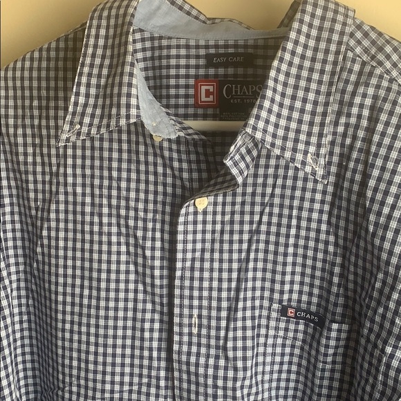 Chaps Other - Blue Plaid Button Down Shirt